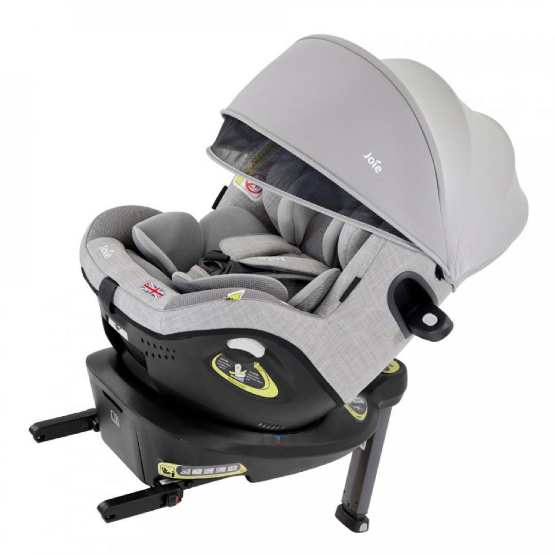【極美品】Joie チャイルドシート アイ・アーク360°キャノピー付 グレー