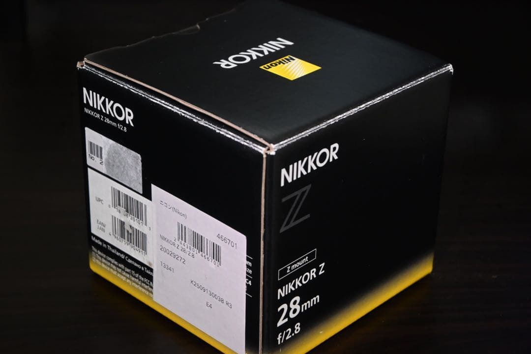 ニコン NIKKOR Z 28mm f/2.8 単焦点レンズ