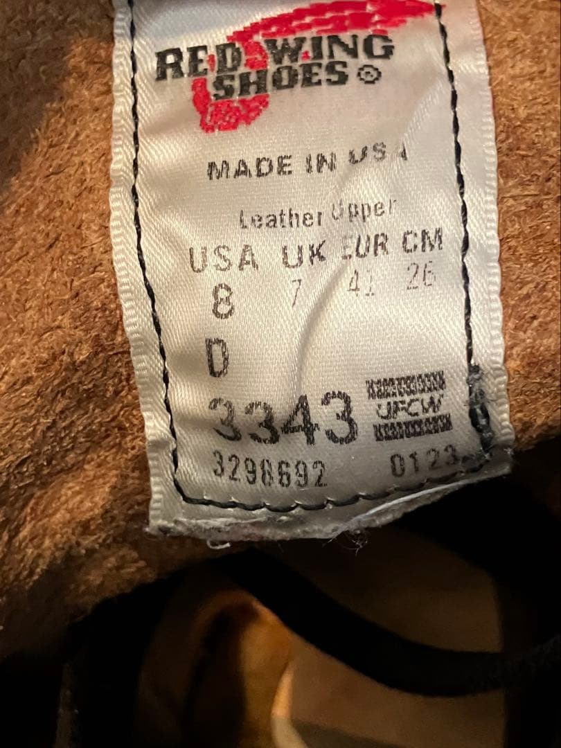 RED WING black smith ブラックスミス 3343