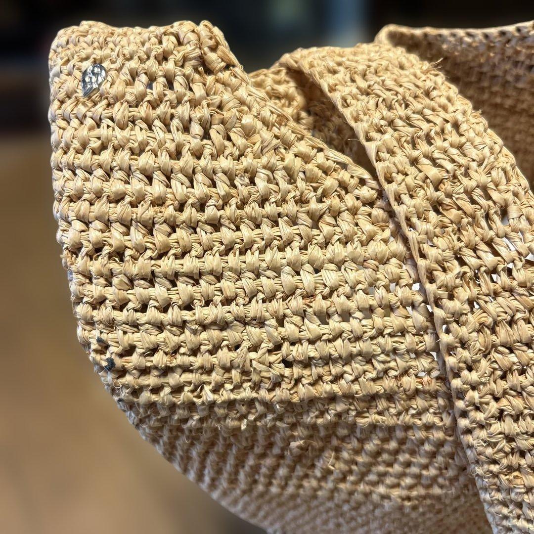 ヘレンカミンスキー　ラフィア　ワンショルダーかごバッグ