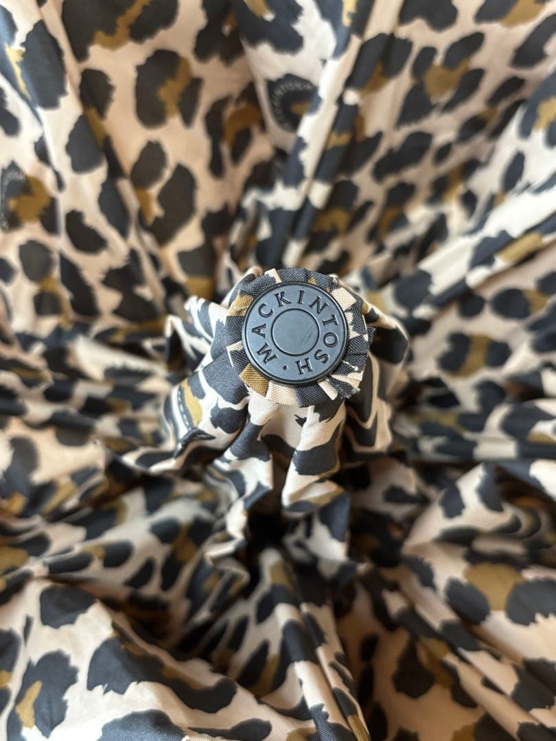 マッキントッシュフィロソフィー/折り畳み傘/レオパード/晴雨兼用/ヒョウ柄/美品