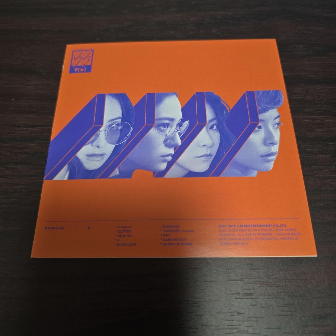 f(x) 4 WALLS アルバム　クリスタル　トレカ付き