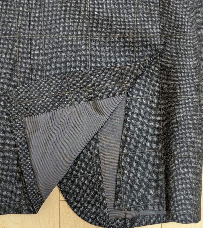 ハ*チ様 BEAMSF Canonico グレー ブロックチェックスーツ