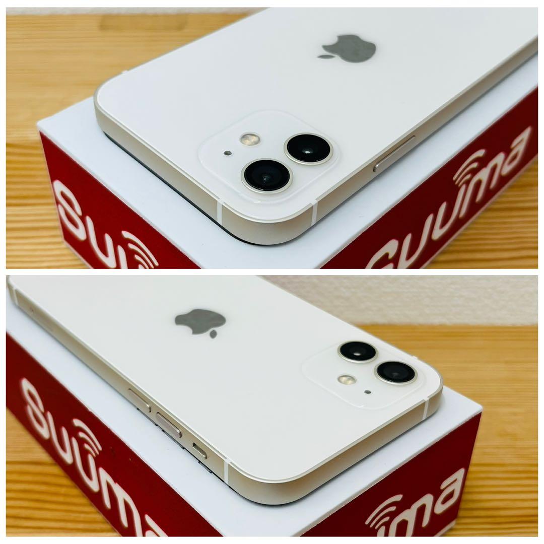 S 100% iPhone 12 64 GB SIMフリー ホワイト 本体