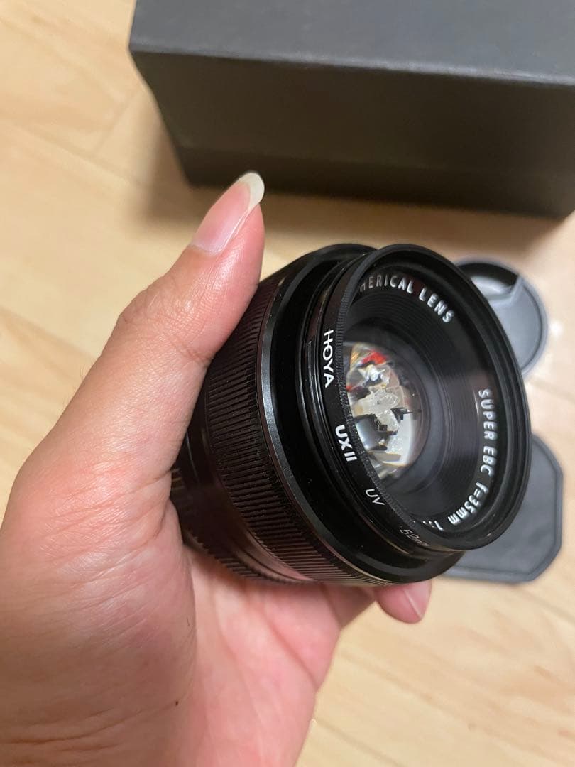 富士フィルム XF 35mm f1.4 単焦点レンズ　保護フィルタ付　中古美品