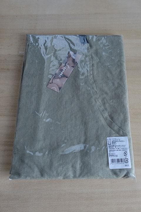 リトアニア製　Linne　リネン/麻　キッチンエプロン LGR