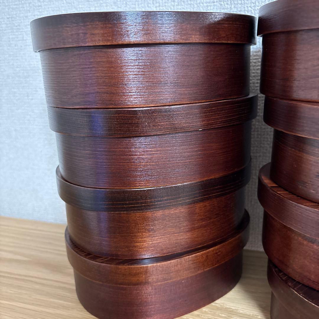 曲げわっぱ 弁当箱　8箱　まとめ売り