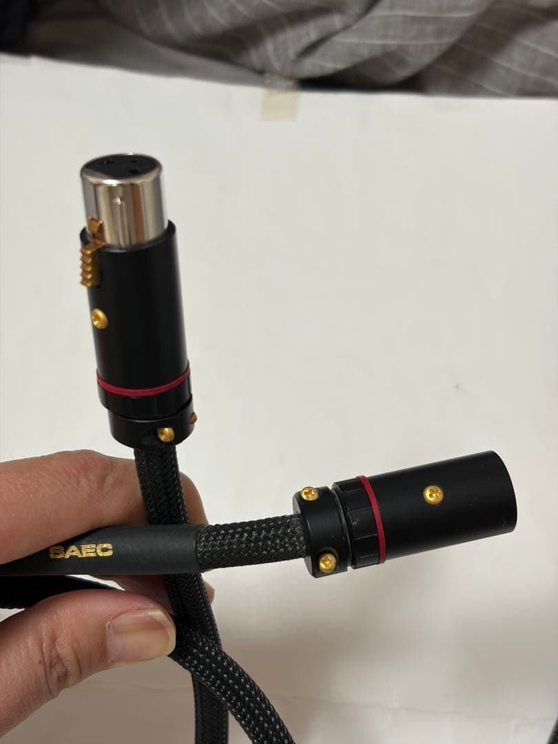 SAEC サエク XR-6000 1.2m　バランスケーブル　ペア　元箱あり