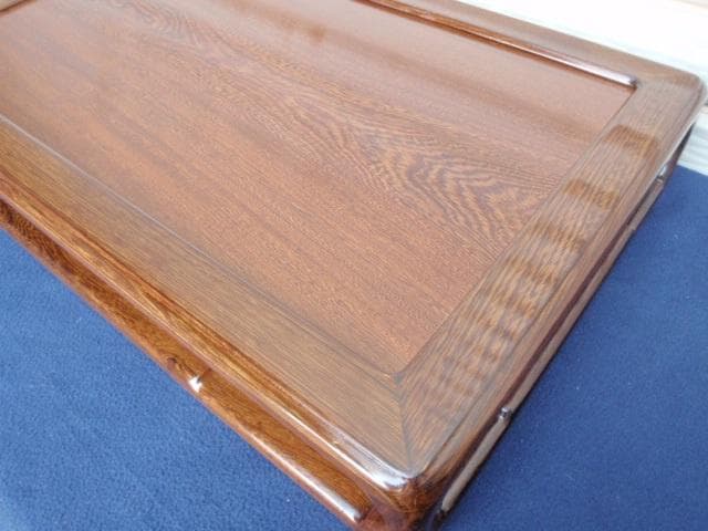 新品♪ 53巾 総鉄刀木(タガヤサン)花台 飾り台 盆栽台 香炉台 検/花梨黒檀