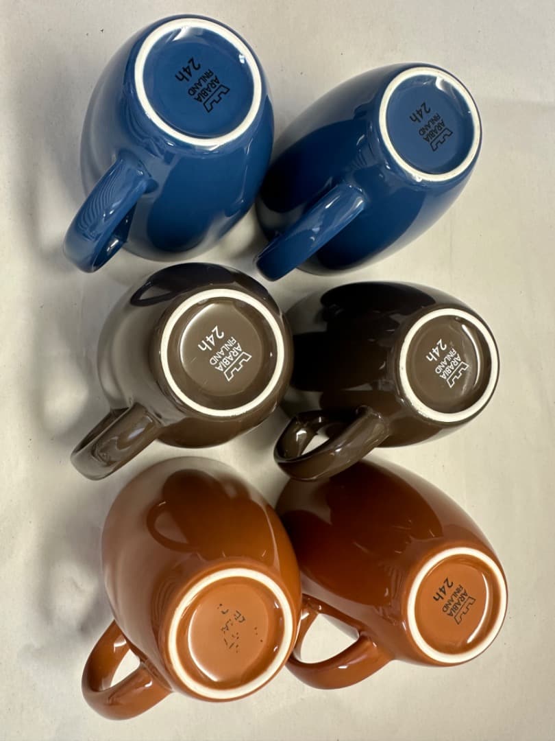 超レア【アラビア24h】3色マグ&プレート