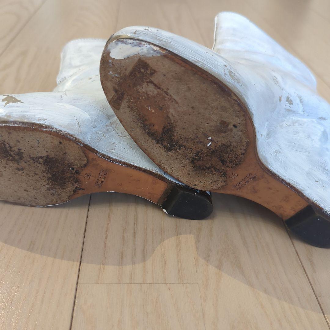 Maison Margiela　ペイント　ウェッジソール　ブーツ　希少　正規品