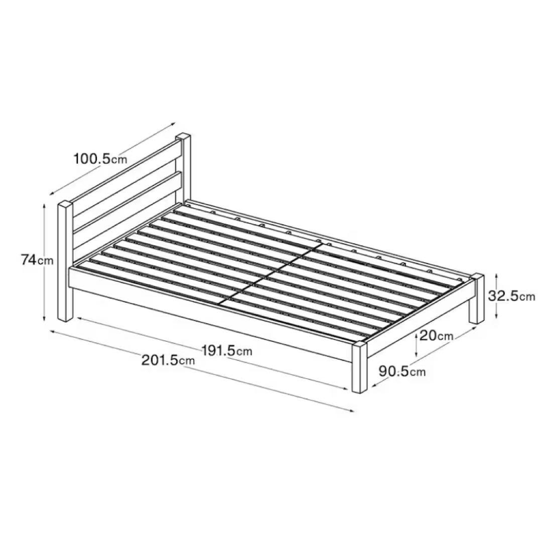 無印良品　木製ベッド　シングル　パイン材　状態良好