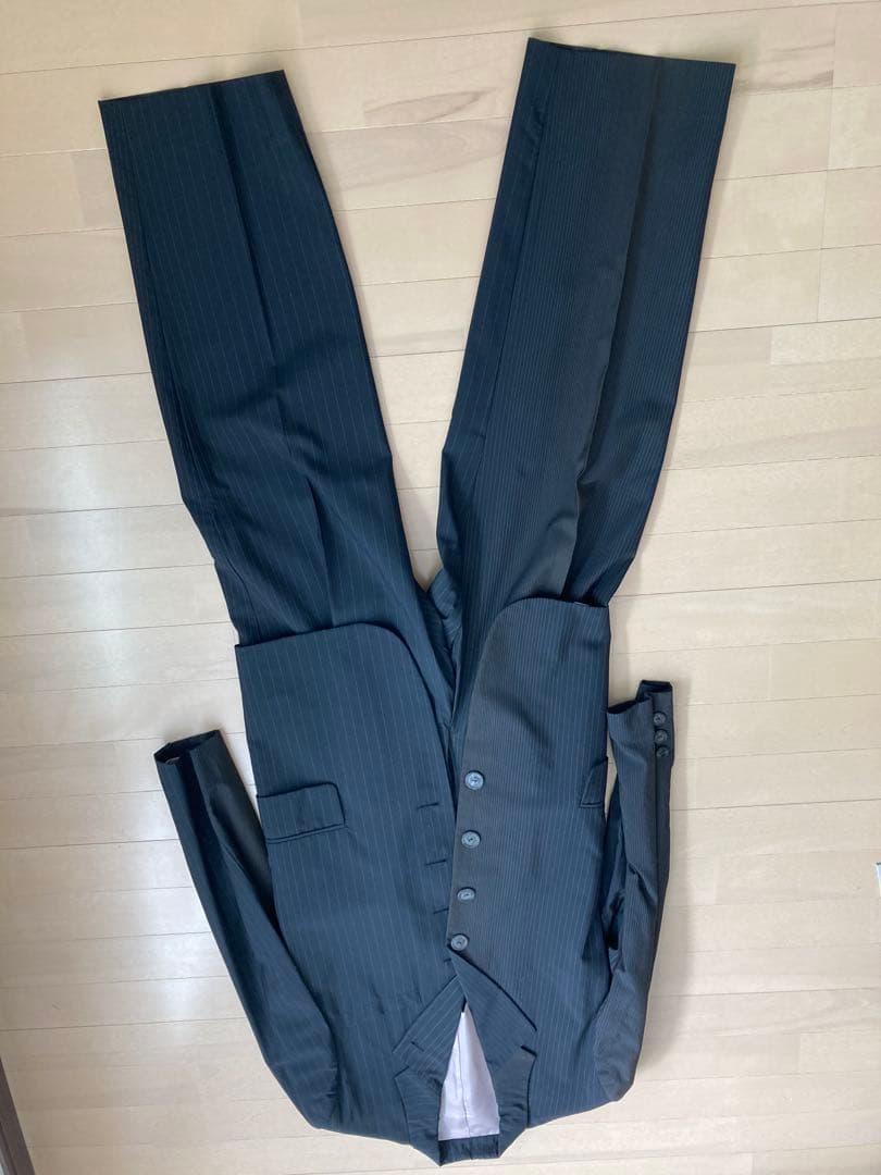 Jean Paul Gaultier ストライプスーツ 48 グレービンテージ