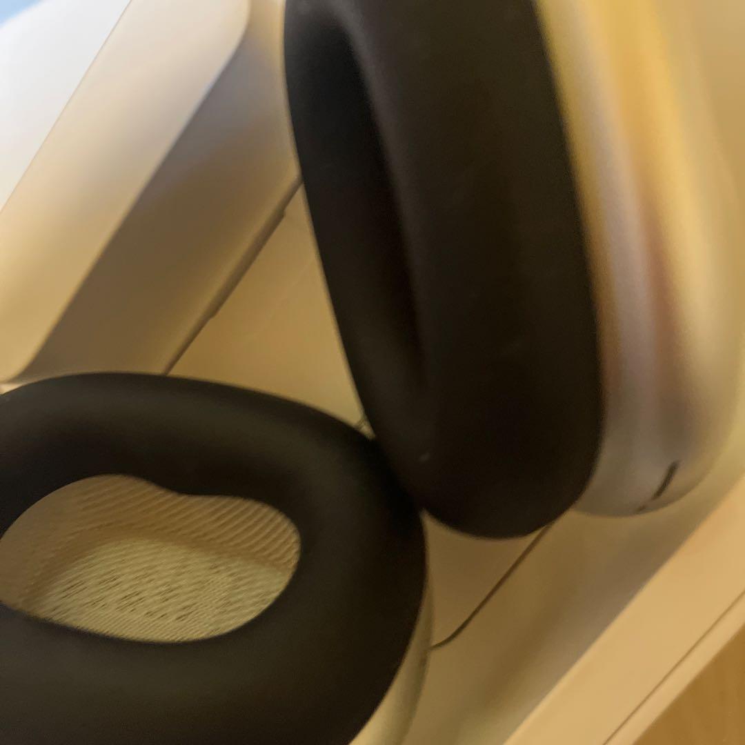 APPLE Airpods MAX 本体シルバー正規品美品本物猫耳操作確認済即発