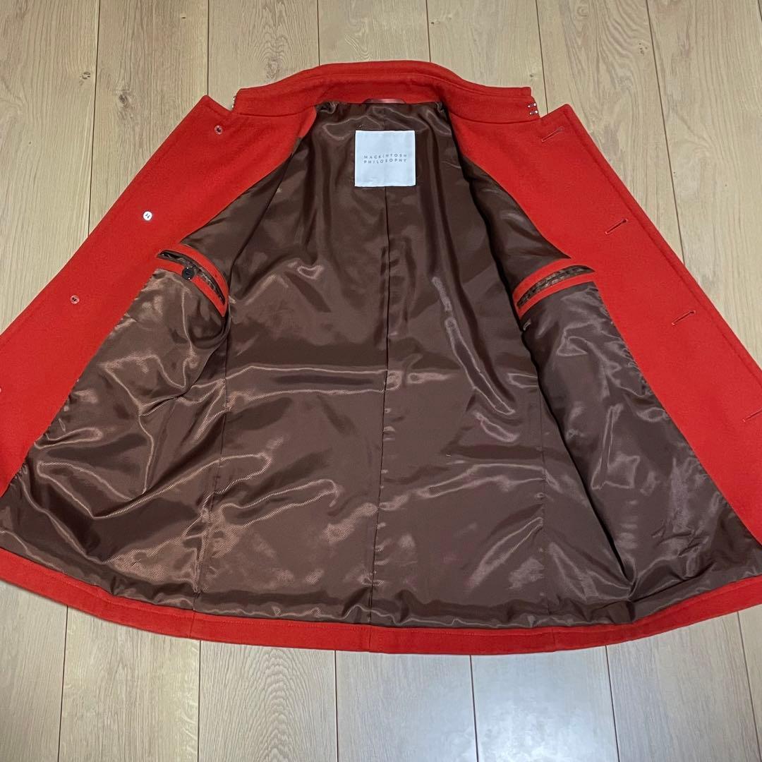 マッキントッシュフィロソフィー メルトンウールコート シングル　M