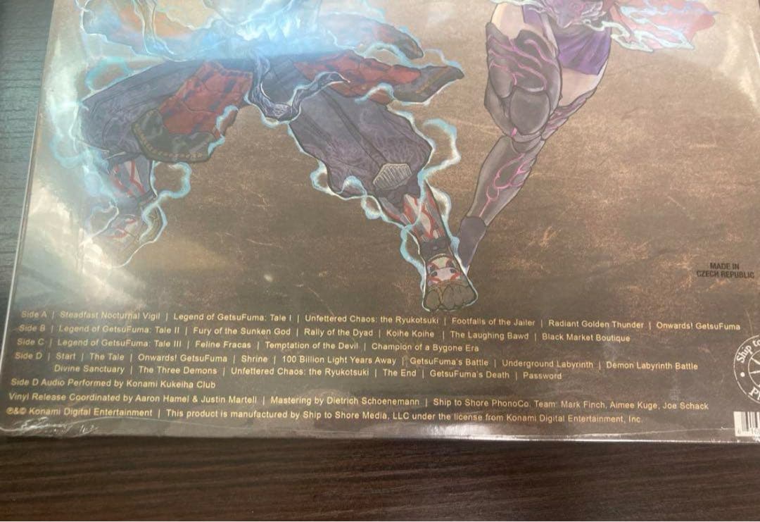 300枚限定生産　新品未開封　月風魔伝　アナログレコード　2枚組　LP コナミ