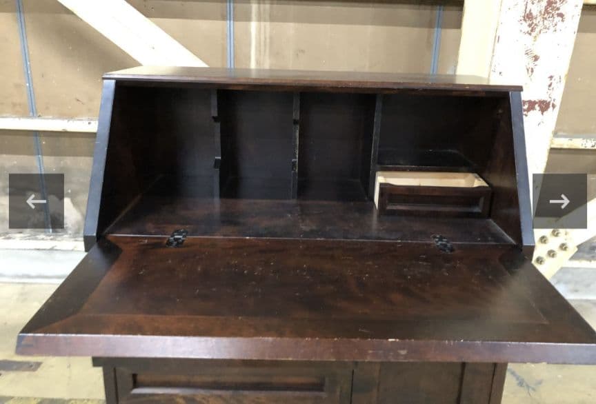 ★引取り歓迎★北海道民芸家具 ライティングビューロー ライティングデスク