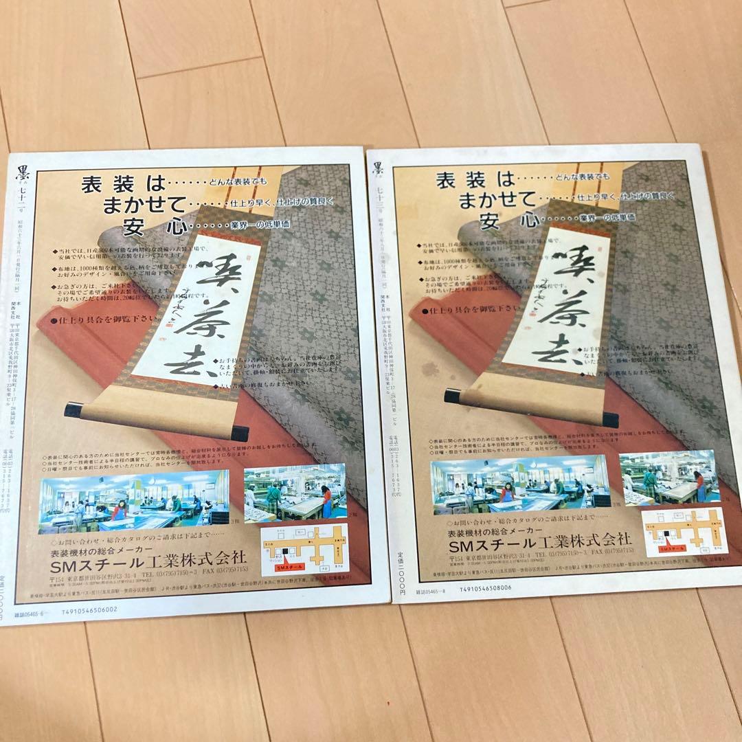 芸術新聞社 大判書道雑誌 墨 まとめ売り 70~81号