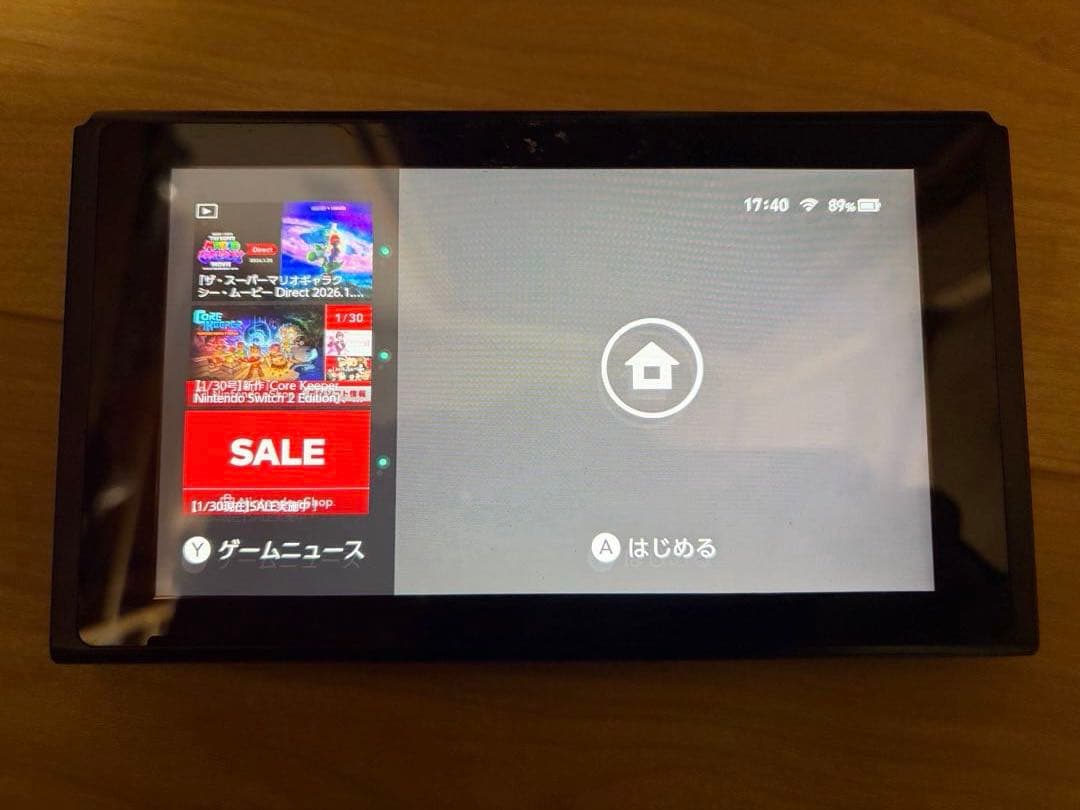 Switch本体のみ　機能制限ありのためジャンク扱い