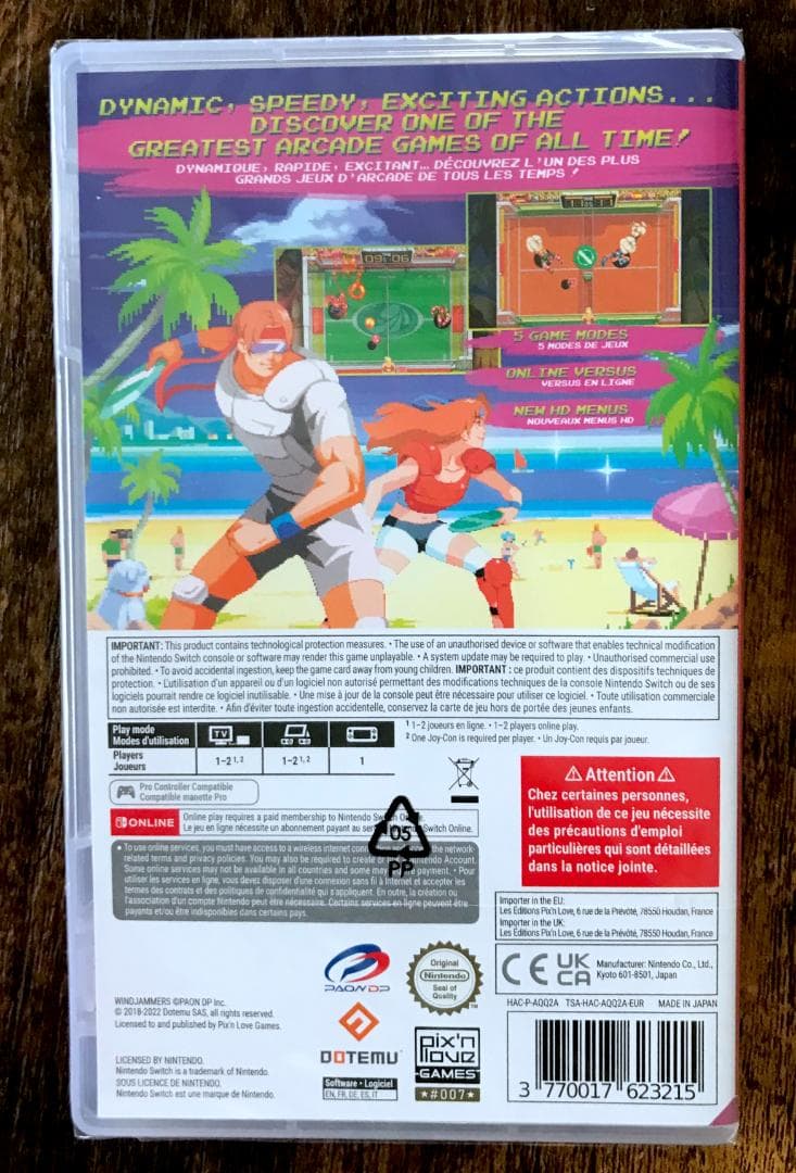 WINDJAMMERS 1 フライングパワーディスク1 Switch