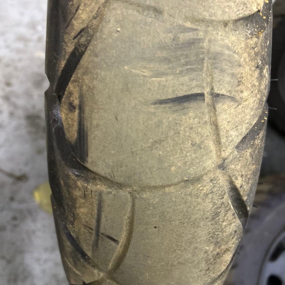 AF58 ズーマー　純正前後ホイールセット　流用やは補修ベースに