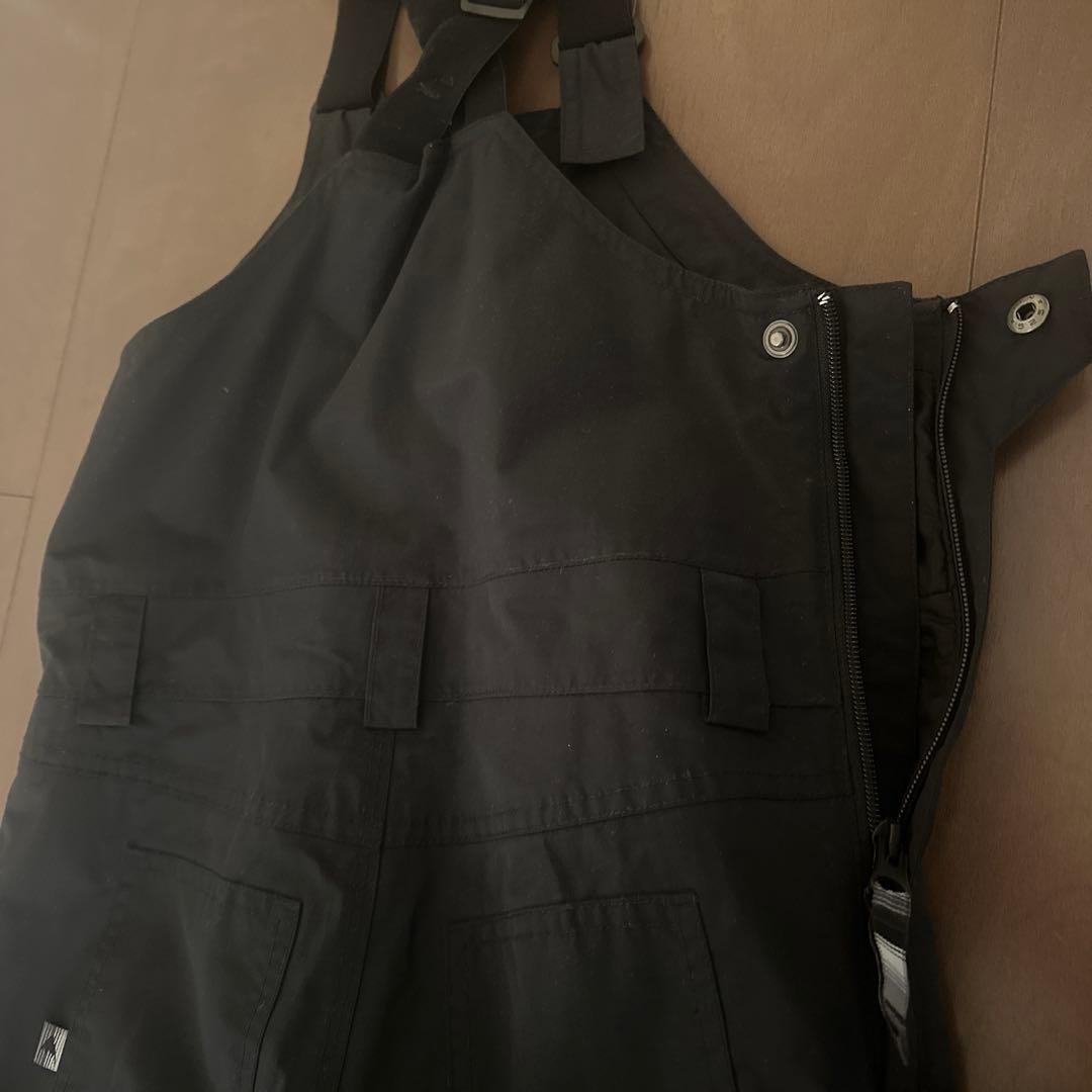 BURTON ブラック スノーボードオーバーオール