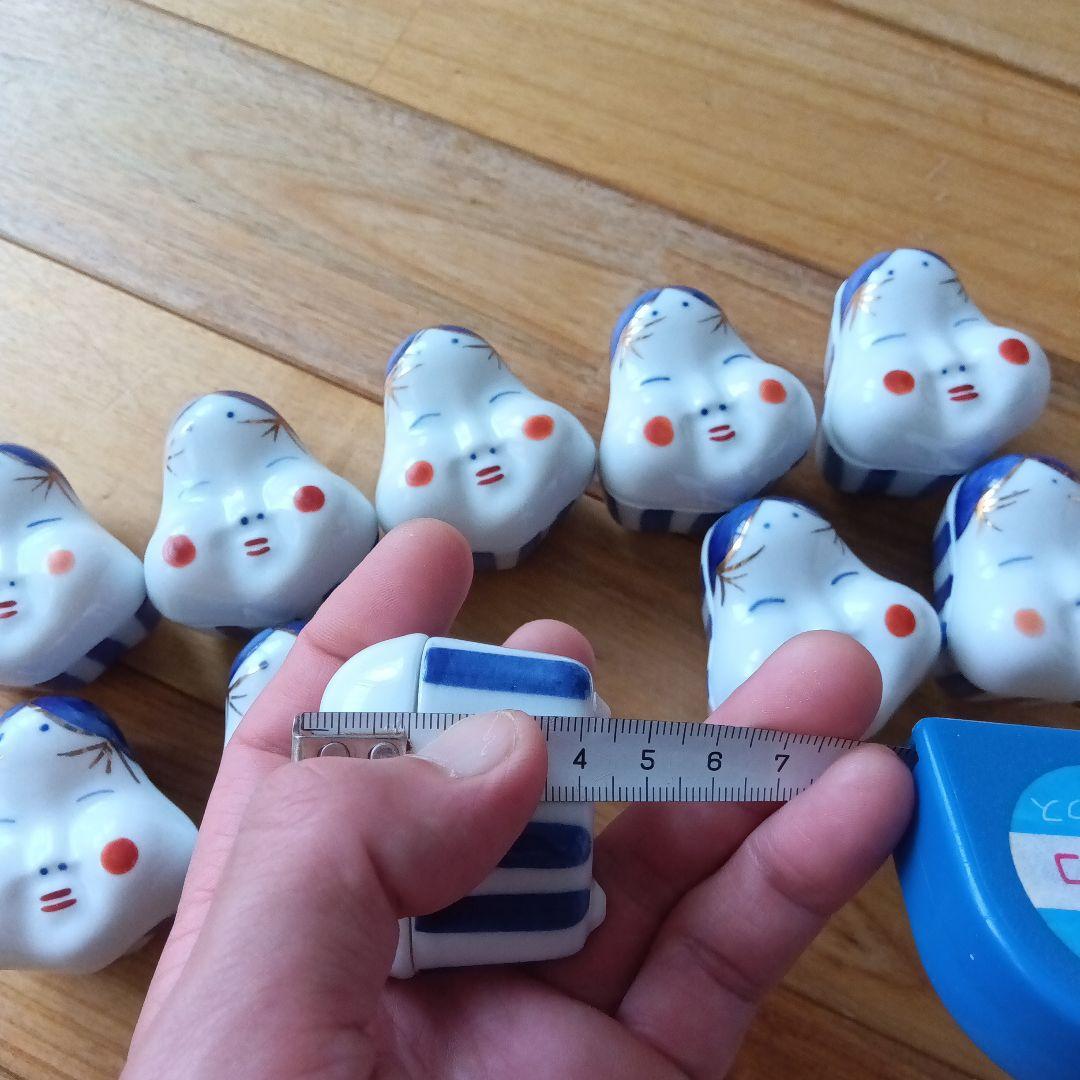 お多福香合珍味入れ 10個セット