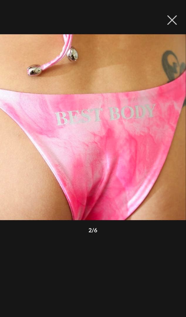 BESTBODYJAPAN【公式ビキニ】未使用マーブルピンク