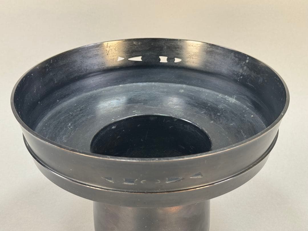 いけばな　金工家 高木幾望 作　銅花器　池坊　古流　　龍生派　草月流　華道具