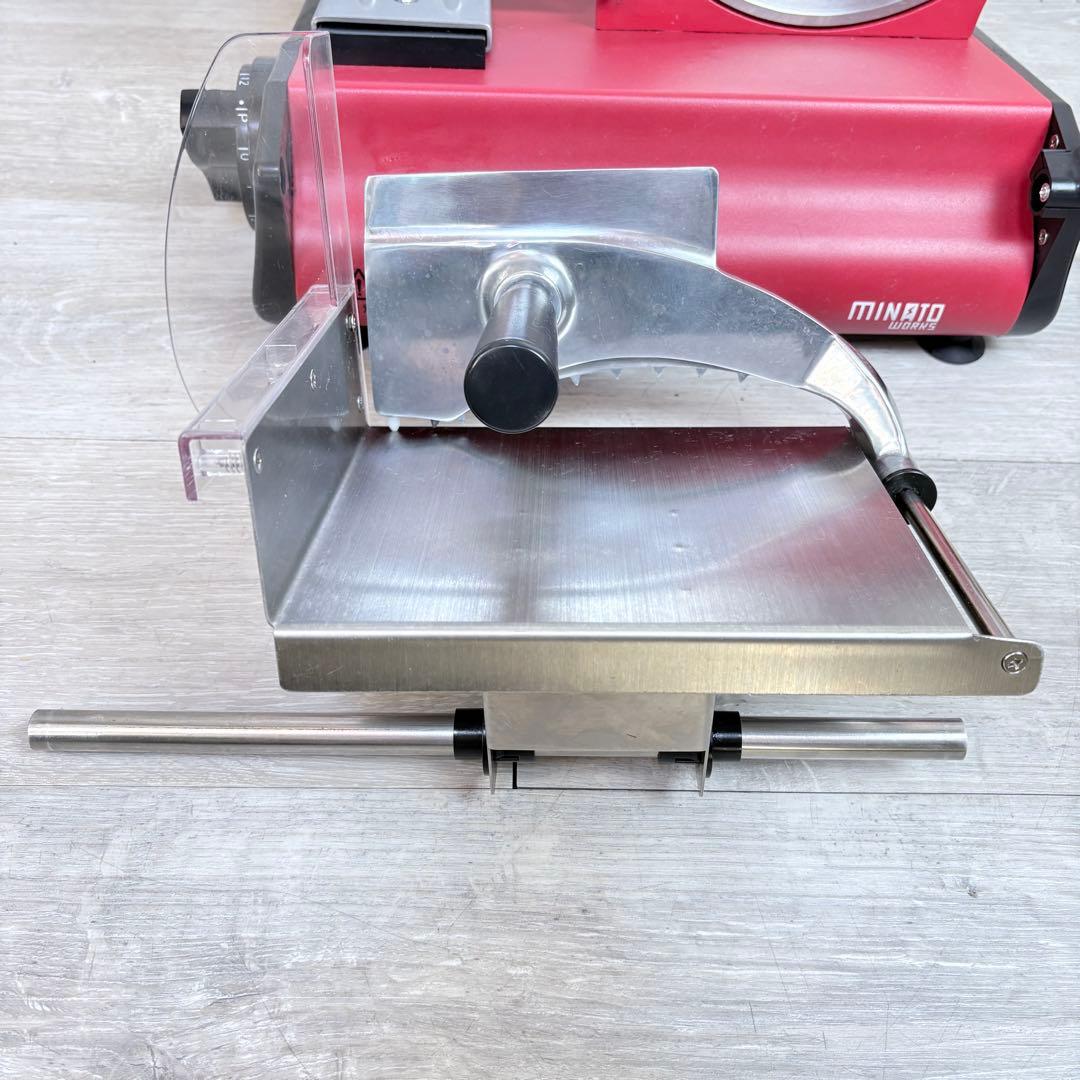 【送料無料】MINATO WORKS 家庭用フードスライサー　レッド