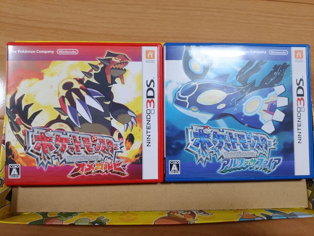 美品　ポケットモンスターオメガルビー・アルファサファイア・特典まとめ
