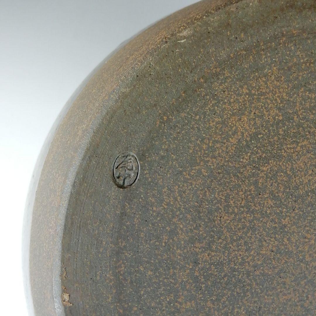 Ｔ８５２　飾壷　『丹波焼』『茶壷』『尾中窯　市野信水 作』　共箱　茶道具