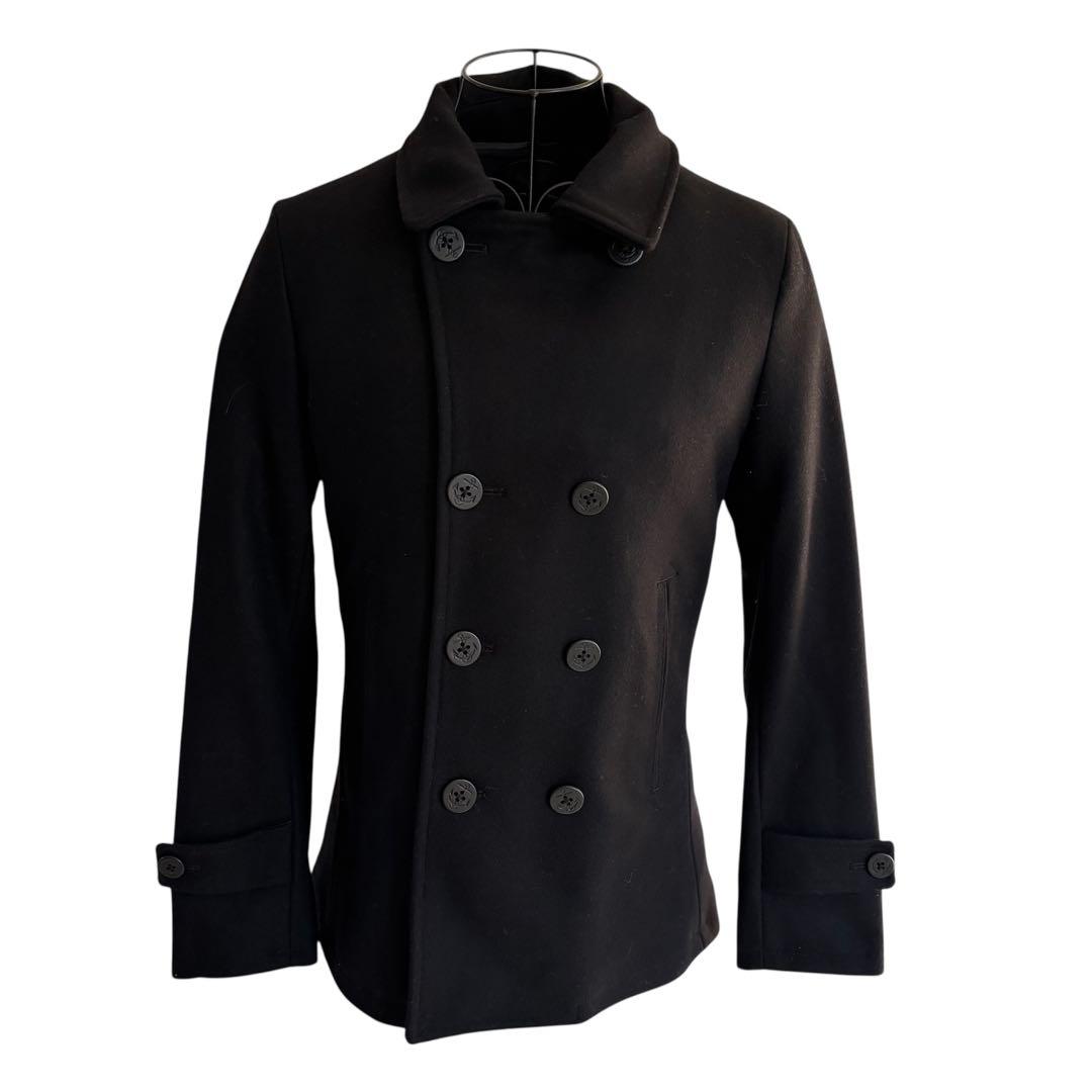 ナポレオンジャケット Pコート ウール 黒 Mサイズ モード お兄系 y2k