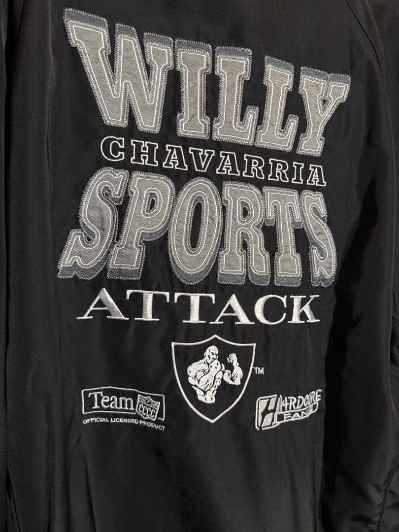 ジャケット・アウター WILLY CHAVARRIA / STADIUM JACKET black