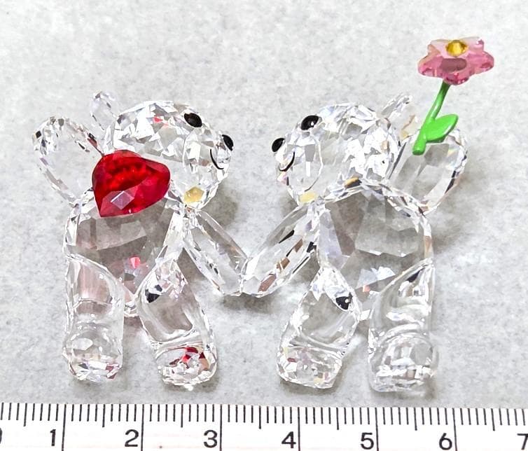 スワロフスキー　KrisベアHappy Together置物　箱付き　43030