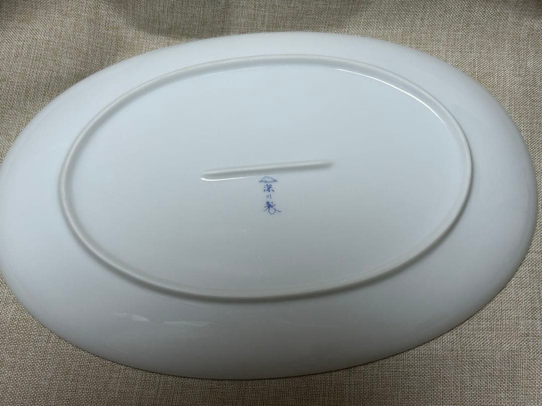 足立育朗　形態波動エネルギーの図形　希少品‼️楕円形皿‼️