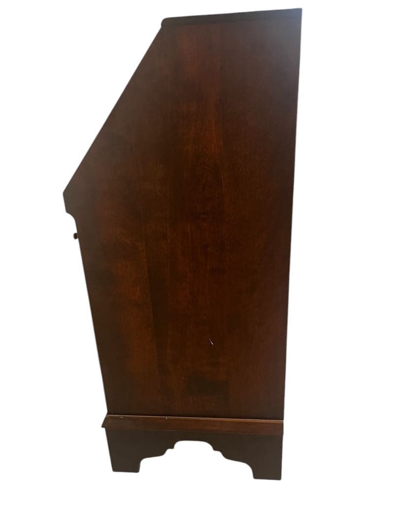 北海道民芸家具 ライティング　ビューローデスク 机 収納 和モダン 定価約35万