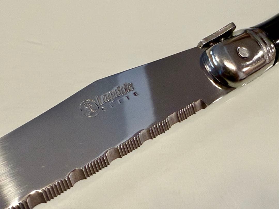 Laguiole elite カトラリーセット 24本入り　ブラック　刻印入り