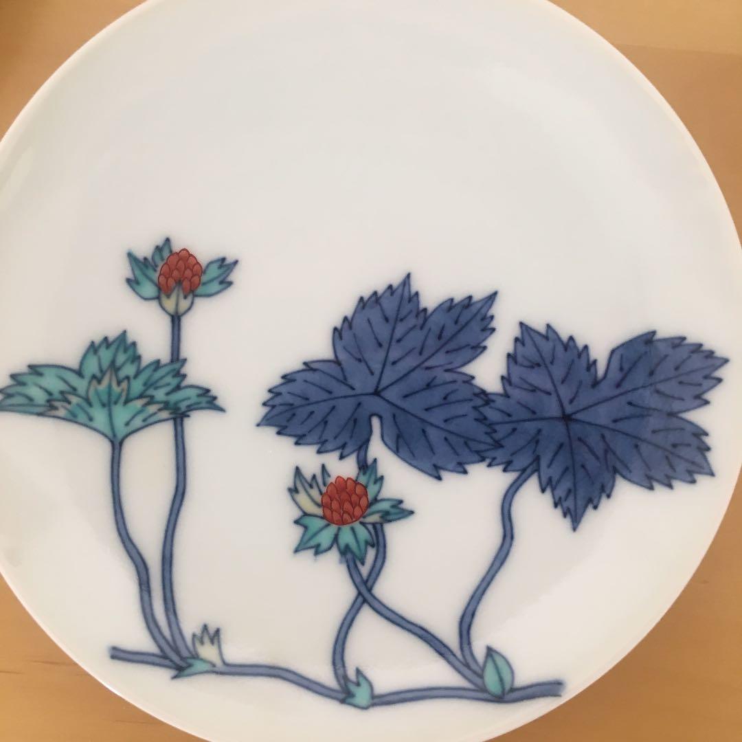 有田焼　今右衛門　錦苺絵デミタス6客