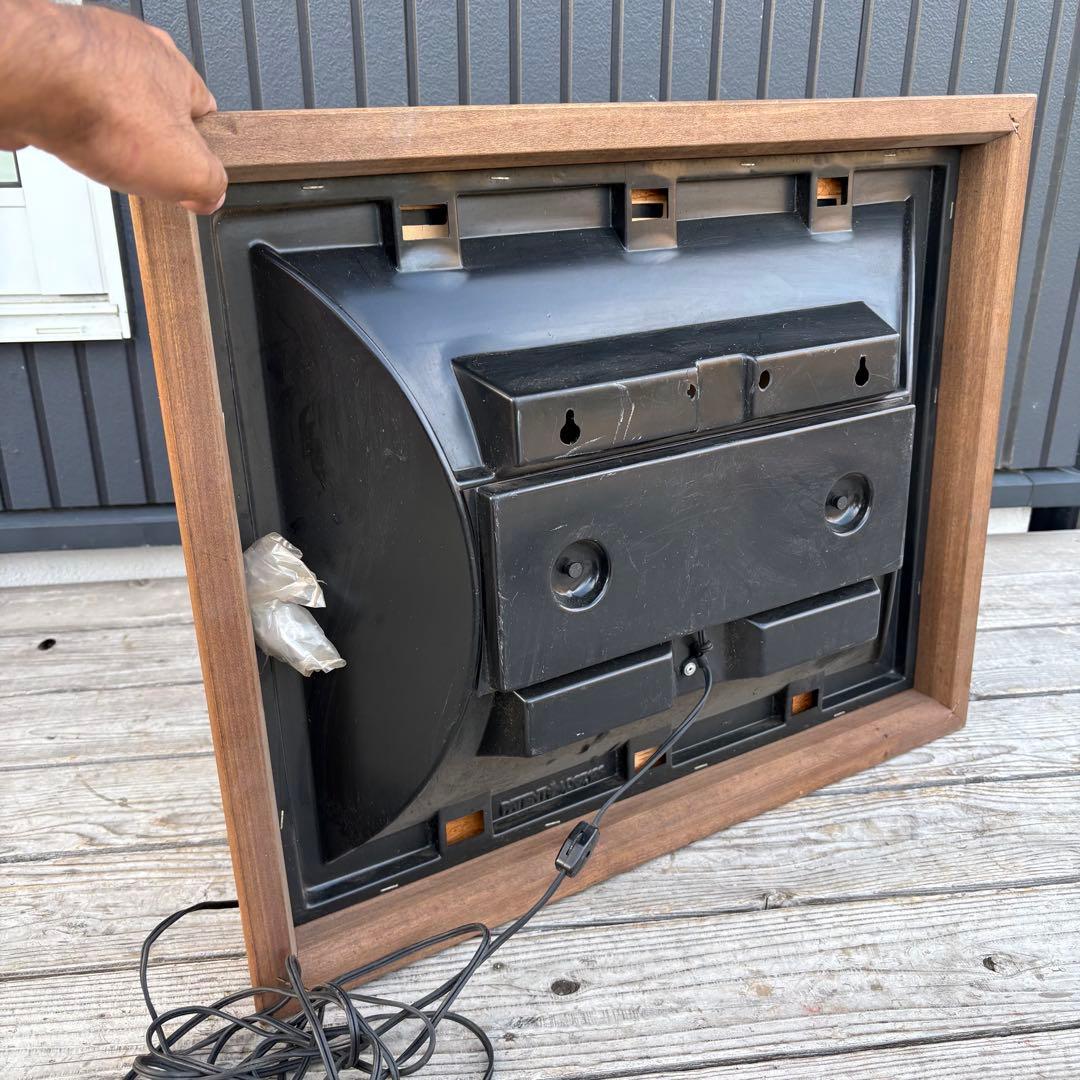 Coorsクアーズ ライトビール 木製枠パブミラー 照明付きミラーサイン 看板