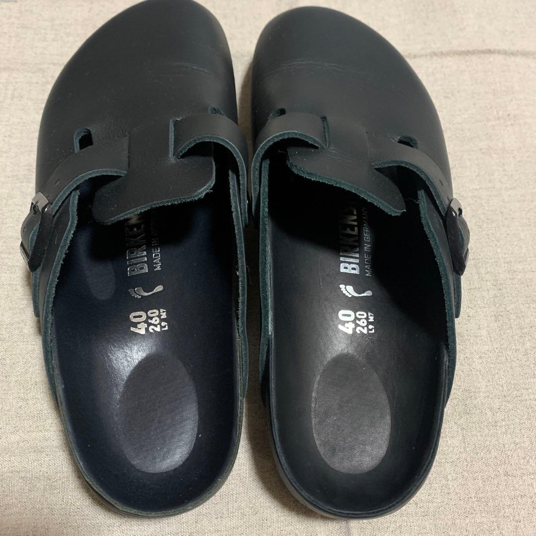 タ*ツ様 ビルケンシュトック　ボストン　レザー　40