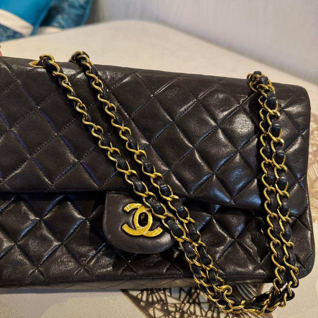 CHANEL マトラッセ Wチェーン ショルダーバッグ