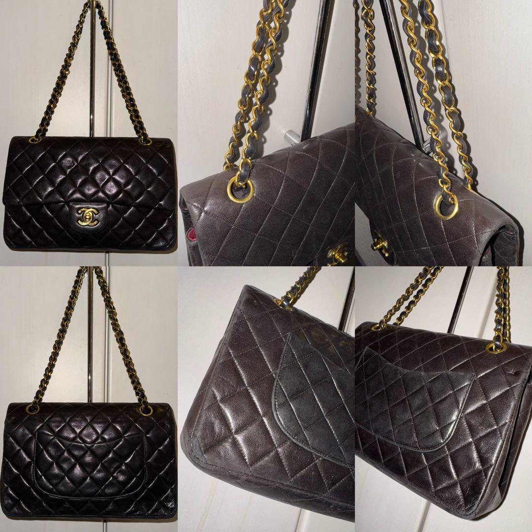 CHANEL マトラッセ Wチェーン ショルダーバッグ