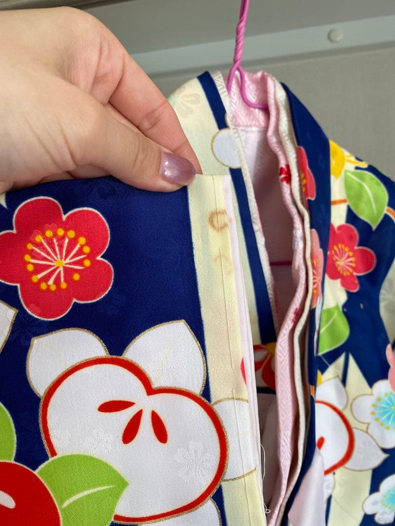 女の子 七五三 着物被布セット 付属品付き