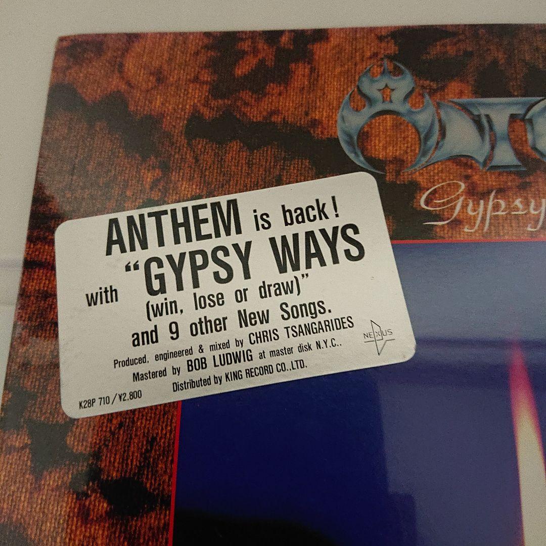 【LP2枚組】ANTHEM/Gypsy Ways+Ready to Ride