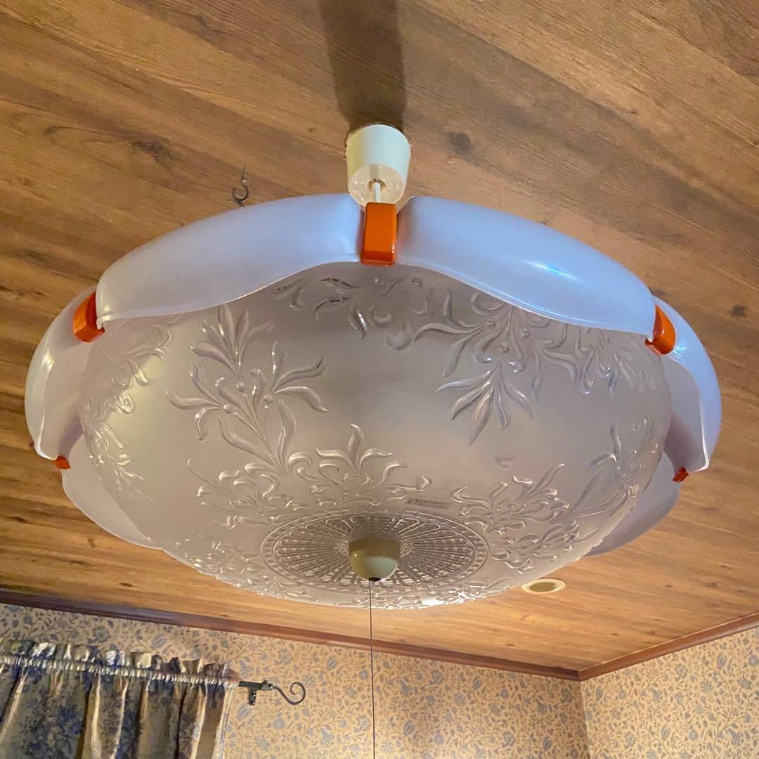 スペースエイジ　70’s ビンテージ　大型照明　昭和レトロ　希少