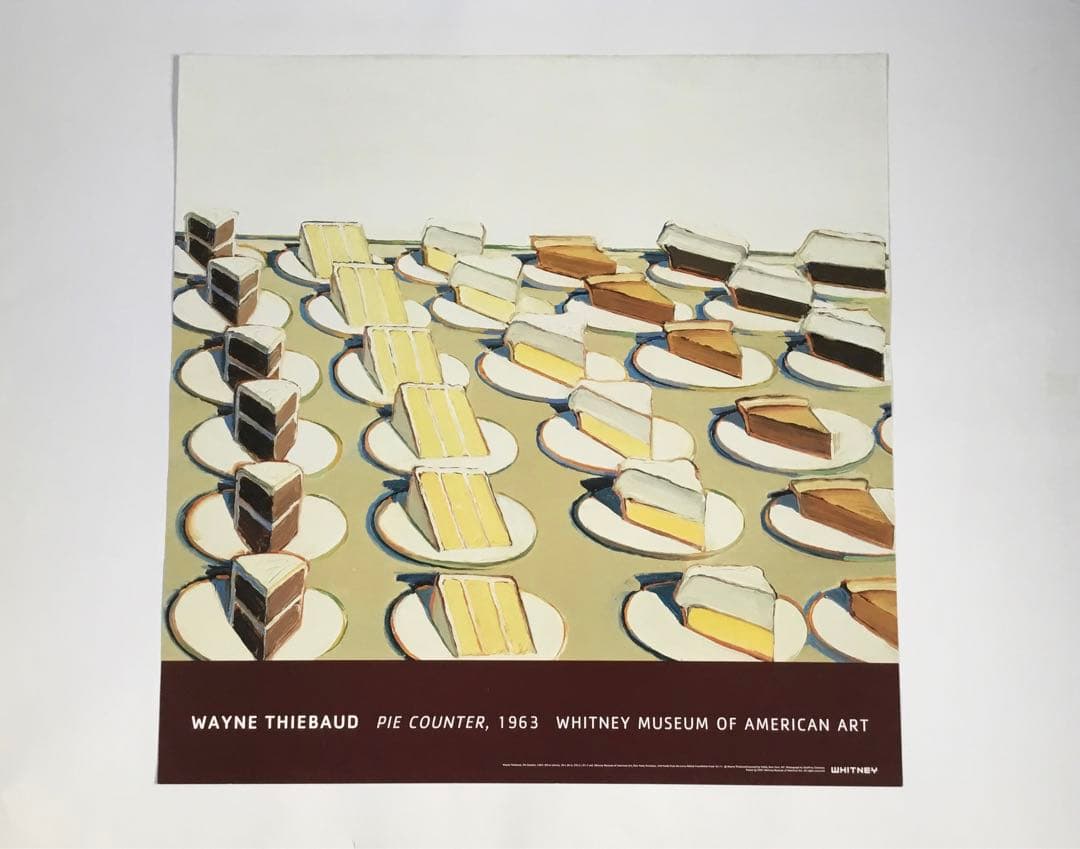 ウェイン・ティーボー　Wayne Thiebaud 「パイカウンター」