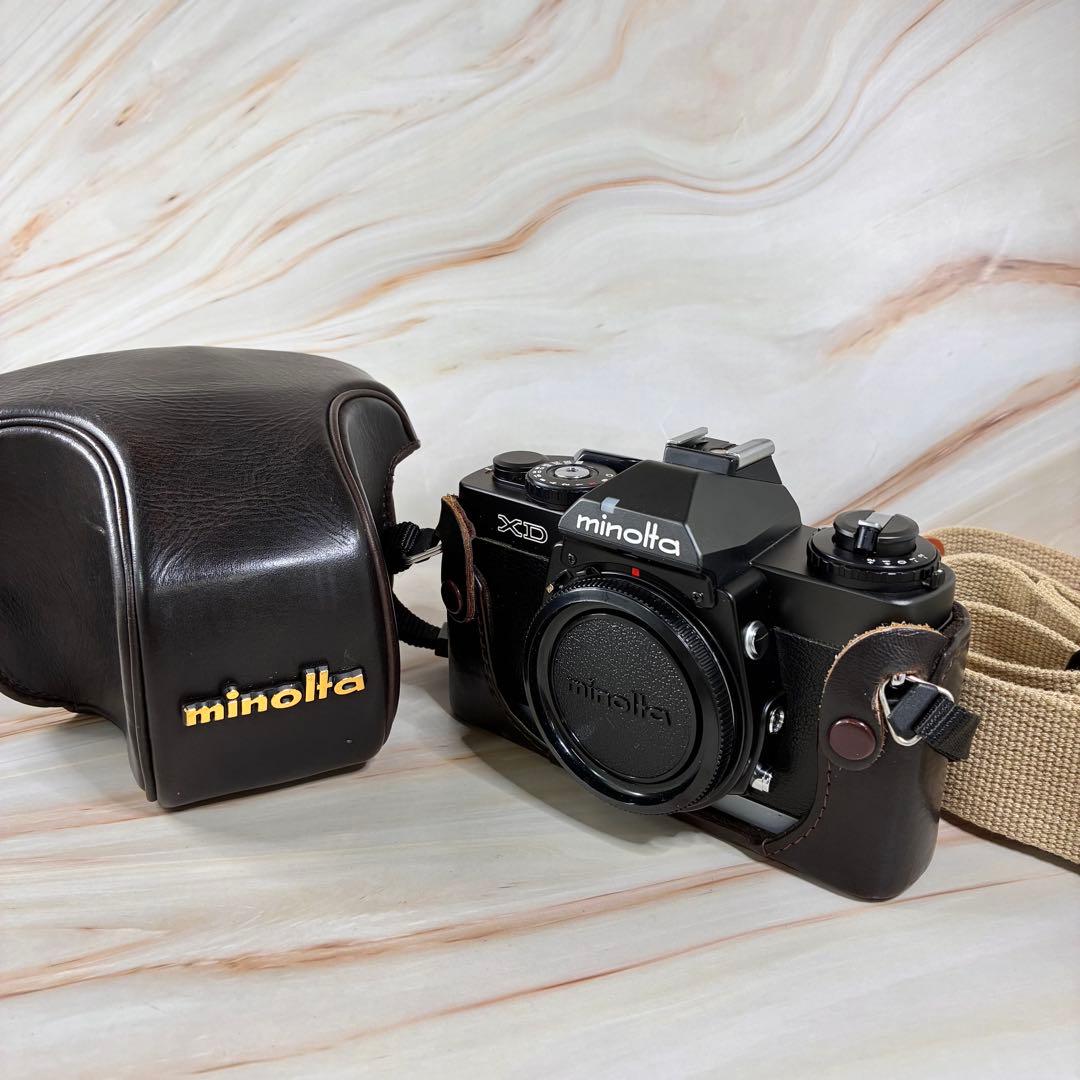 ミノルタ　XD 一眼レフ　付属品多数 ジャンク ケース　レンズ