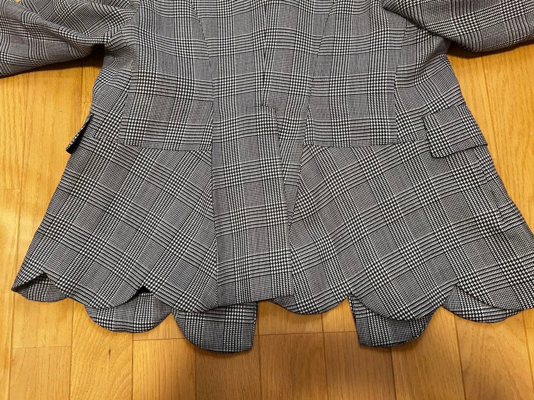 COMME des GARCONS　ジャケット　レディース　XSグレー　チェック