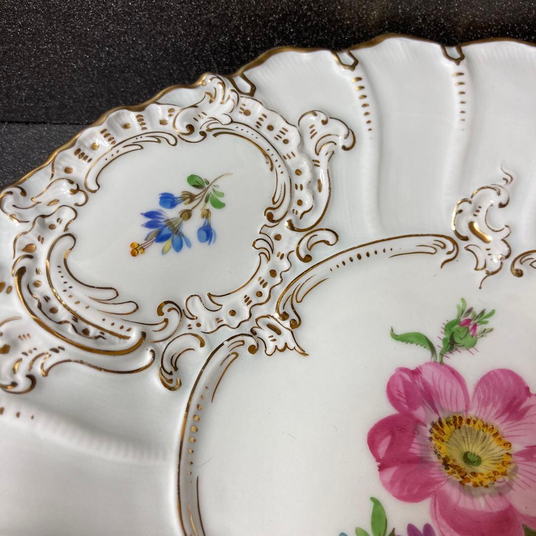 マイセンMeissen グランツゴールド大皿